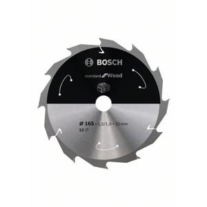 Bosch Accessories Bosch 2608837684 Hardmetaal-cirkelzaagblad 165 x 20 mm Aantal tanden: 12 1 stuk(s)