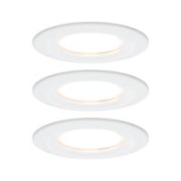 Paulmann Nova Inbouwlamp voor badkamer Set van 3 stuks LED LED 18 W IP44 Wit (mat) - thumbnail