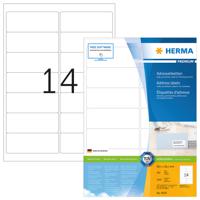 Etiket HERMA 4678 99.1x38.1mm premium wit 1400stuks