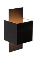 Lucide CUBO - Wandlamp - 1xG9 - Zwart, 12,5 x 12 x 21,5 cm