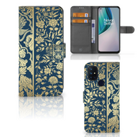 OnePlus Nord N10 Hoesje Beige Flowers