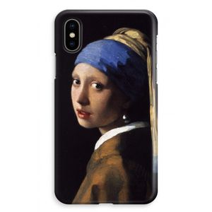 The Pearl Earring: iPhone XS Max Volledig Geprint Hoesje