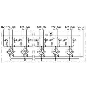 Phoenix Contact 1412059 Actieve sensor/actorbox M12-verdeler met kunstof schroefdraad 1 stuk(s)