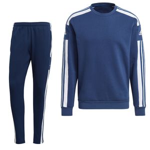 adidas Squadra 21 Sweat Trainingspak Donkerblauw Wit