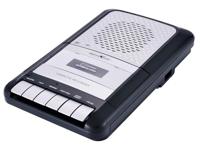 Reflexion CCR8014 Draagbare cassetterecorder met One Touch opname, AUX-IN, hoofdtelefoonaansluiting, microfoonaansluiting (23,5 x 14 x 5 cm), zwart
