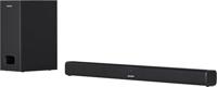 Sharp HT-SBW 110 Slim Soundbar System (HDMI ARC/CEC, Digital Optical Audio, AUX, 80 cm), Zwart