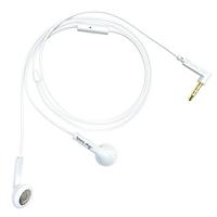 Happy Plugs Earbuds oordopjes met geïntegreerde microfoon en afstandsbediening Compatibel met Apple iPhone, iPod, iPad en Android smartphones, tablets en MP3-spelers - wit