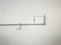 Duco bedieningstang B=60 750mm Alu F1 (zilver/grijs)