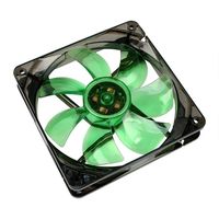 Cooltek CT120LG koelsysteem voor computers Computer behuizing Ventilator 12 cm Zwart, Groen - thumbnail