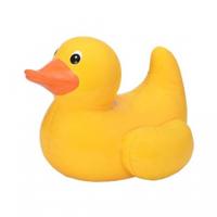 Toi Toys spaarpot eend geel 14 cm