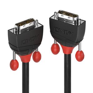 Lindy 36258 5m DVI-D DVI-D Zwart DVI kabel