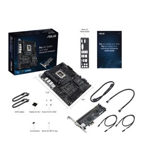 ASUS PRO WS W680-ACE IPMI moederbord RAID, 2x 2,5Gb-LAN, Sound, ATX