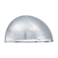 EGLO Buitenwandlamp Lepus, 1-lichts buitenlamp, wandlamp van gegalvaniseerd staal, kleur: zilver, fitting: E27, IP23