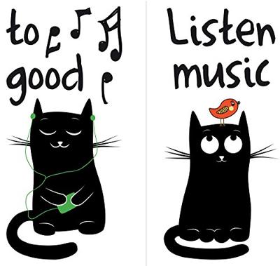 Muursticker Good Music