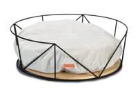 Beeztees Kipu - Kattenmand - Metaal - Zwart - M - 50x50x17,5 cm