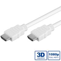 VALUE HDMI High Speed Cable met Ethernet M-M, wit, 1 m