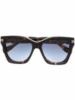 Marc Jacobs Eyewear lunettes de soleil à monture carrée - Marron