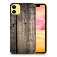 Apple iPhone 11 Bumper Hoesje Steigerhout - thumbnail