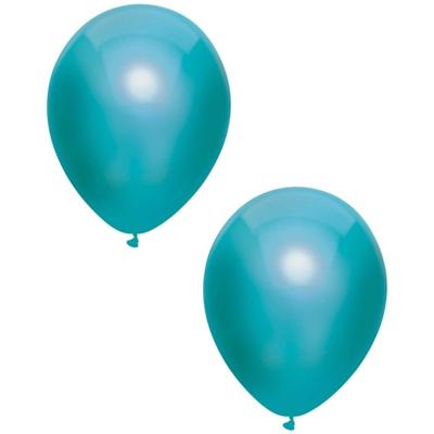 20x Petrol blauwe metallic ballonnen 30 cm - Ballonnen 20x Petrol blauwe metallic ballonnen 30 cm - Ballonnen