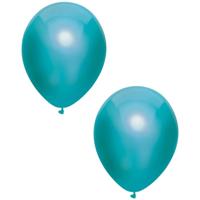 20x Petrol blauwe metallic ballonnen 30 cm - Ballonnen