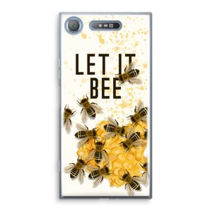 Let it bee: Sony Xperia XZ1 Transparant Hoesje