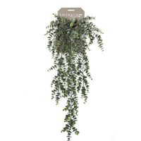 Emerald Kunstplant Eucalyptus - groen -  takken - hangplant - 75 cm   - - thumbnail