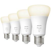 Philips Lighting Hue LED-lamp (4 stuks) 871951431914100 Energielabel: F (A - G) Hue White E27 Viererpack 4x800lm 60W E27 36 W Warmwit Energielabel: F (A - G) - thumbnail