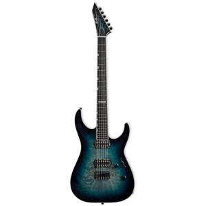 ESP E-II M-II HT Mercury Blue Burst elektrische gitaar met koffer