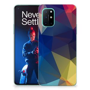 OnePlus 8T TPU Hoesje Polygon Dark