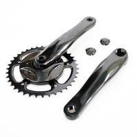 Kettingwiel/crankset nexus 38 tands 170 mm 1/8 3/32 zwart - thumbnail