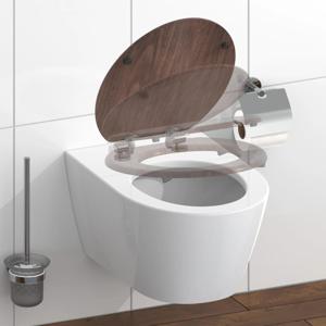 SCHÜTTE SCHÜTTE Toiletbril soft-close DARK WOOD MDF