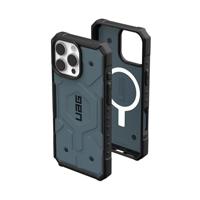 URBAN ARMOR GEAR Pathfinder MS Case compatibel met Apple iPhone 16 Pro Max Case (Draadloos / Magnetisch opladen compatibel, militaire bescherming) blauw (wolk)