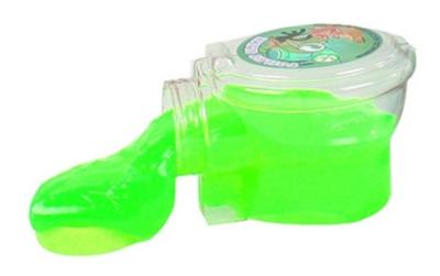 Professor Slime toilet met neonkleurige putty 9,5 cm junior groen