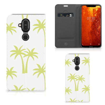 Nokia 8.1 Smart Cover Palmtrees Nokia 8.1 Smart Cover Palmtrees