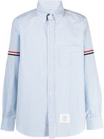 Thom Browne chemise à rayures verticales - Bleu