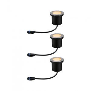 Paulmann P+S Floor Set insect friendly 94717 Verlichtingssysteem Plug&Shine LED-buiteninbouwlampen (basisset) LED 13.5 W Goud Antraciet