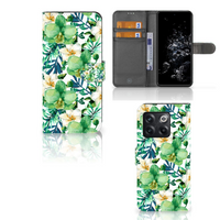 OnePlus 10T Hoesje Orchidee Groen