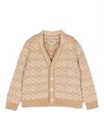 Gucci Kids cardigan à motif GG - Tons neutres