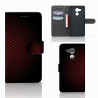 Huawei Mate 8 Telefoon Hoesje Geruit Rood