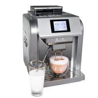 Acopino 331 One Touch Monza Volautomaat, gekleurd grafisch display, 2 liter watertank, 300 g bonenreservoir, zilver