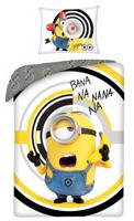 Minions Dekbedovertrek Bana na nana na- 140 x 200 cm - Katoen