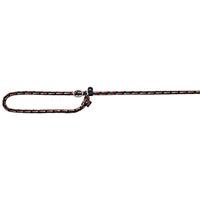 Trixie hondenriem mountain rope retriever zwart/oranje 170x1,3 cm