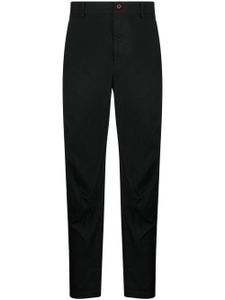 Black Comme Des Garçons pantalon court à taille mi-haute - Noir