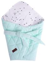 Kinder Hop inbakerdoek Triangles fluweel/katoen licht