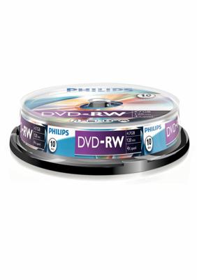 DVD-RW Philips 4.7GB 4x SP (10) DVD-RW Philips 4.7GB 4x SP (10)