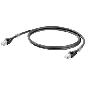 Weidmüller 1251610080 RJ45 Netwerkkabel, patchkabel CAT 6A S/FTP 8.00 m Zwart Vlambestendig 1 stuk(s)