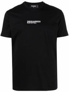 DSQUARED2 t-shirt à logo imprimé - Noir