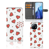 Xiaomi Mi 11 Telefoon Hoesje Hearts - thumbnail