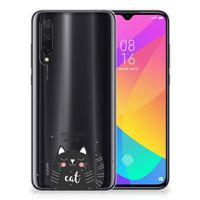 Xiaomi Mi 9 Lite Telefoonhoesje met Naam Cat Good Day - thumbnail