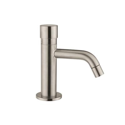 Toiletkraan Napoli Opbouw Laag Rond RVS Zelfsluitend